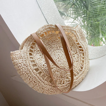 Summer Round Straw Bags for Women
